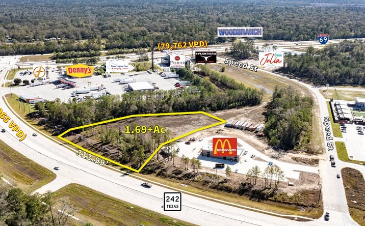 Pictures of Land, Office, Retail property located at 23404 Hwy 242, New Caney, TX 77357 for sales - image #1
