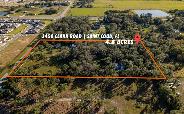 Pictures of Land property located at 3450 Clark Rd, St. Cloud, FL 34772 for sales - image #1