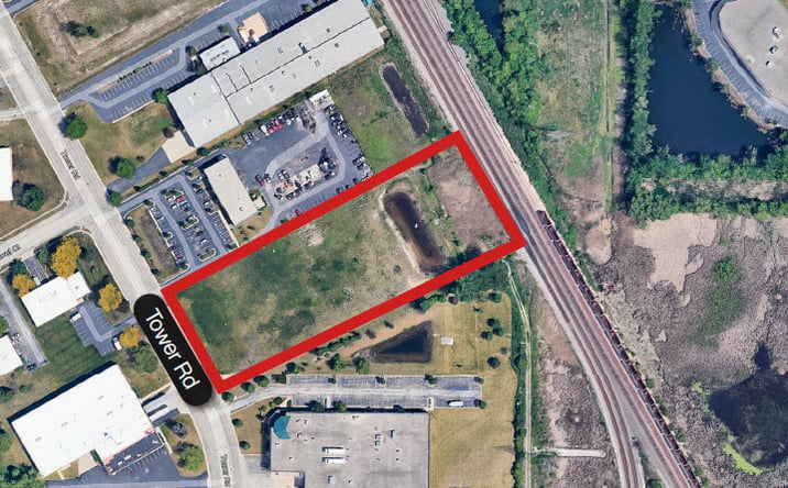 Pictures of Land property located at 927 Tower Rd, Mundelein, IL 60181 for sales - image #1