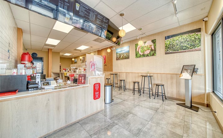 Pictures of Business for Sale, Retail property located at Boba Tea Restaurant For Sale In Flagler Street, Miami, FL 33174 for sales - image #1