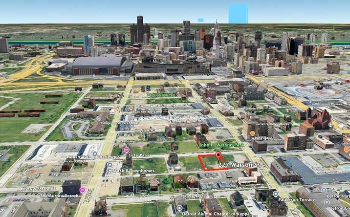 Pictures of Land property located at 227 Watson St, Detroit, MI 48201 for sales - image #1