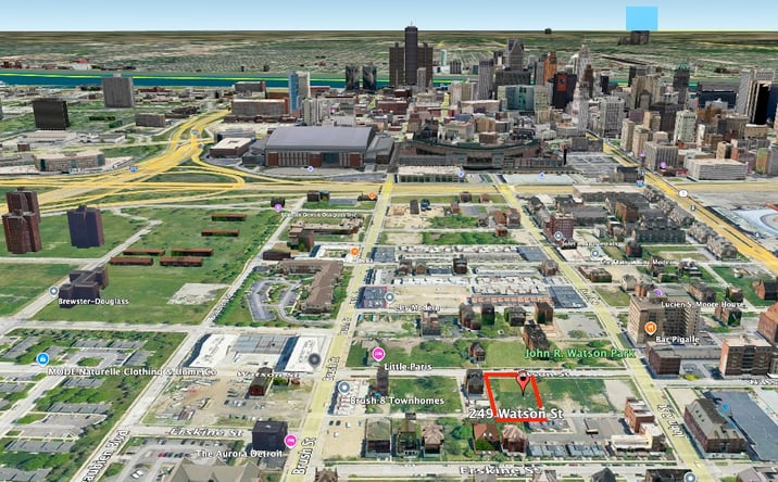 Pictures of Land property located at 249 Watson St, Detroit, MI 48201 for sales - image #1