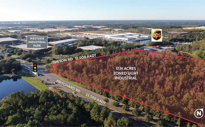 Pictures of Land property located at Imeson Rd, Jacksonville, FL 32219 for sales - image #1