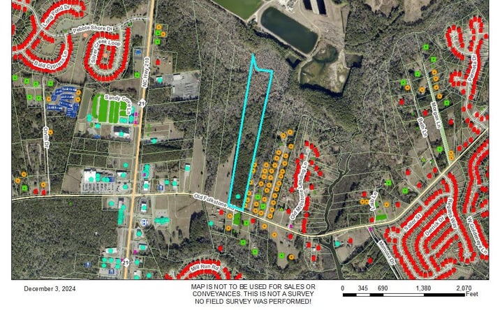 Pictures of Land property located at 1065 Old Folkstone Rd, Sneads Ferry, NC 28460 for sales - image #1
