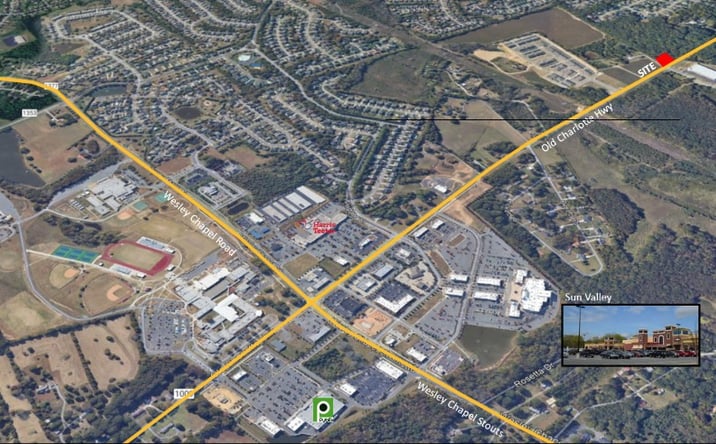 Pictures of Land property located at 5908 Old Monroe Rd, Indian Trail, NC 28079 for sales - image #1