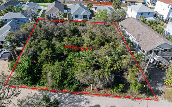 Pictures of Land property located at 151 Avalon Drive, Ormond Beach, FL 32176 for sales - image #1