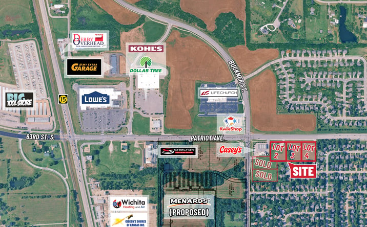 Pictures of Land property located at Buckner & Patrio SE/c, Derby, KS 67037 for sales - image #1