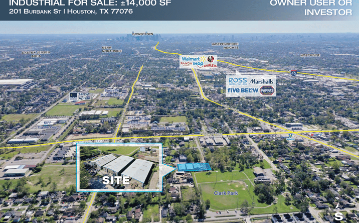 Pictures of Industrial property located at 201 Burbank St, Houston, TX 77076 for sales - image #1