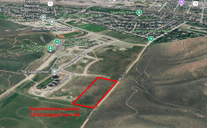 Pictures of Land property located at 1830 Quigley Farm Road, Hailey, ID 83333 for sales - image #1