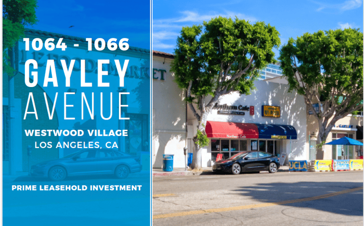 Pictures of Retail property located at 1064 - 1066 Gayley Ave, Los Angeles, CA 90024 for sales - image #1