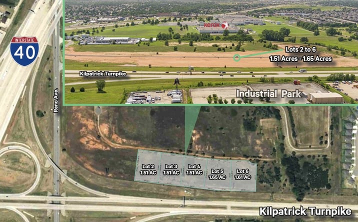 Pictures of Land property located at W Reno And John Kilpatrick Tpke, Yukon, OK 73099 for sales - image #1