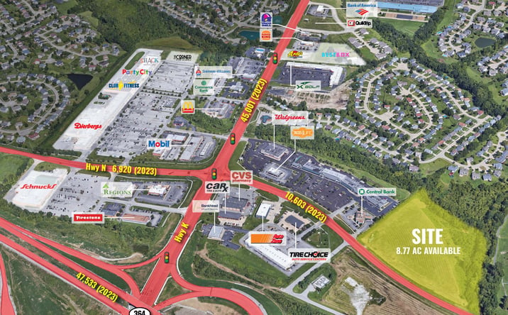 Pictures of Land property located at 6521 Highway N, O'Fallon, MO 63368 for sales - image #1