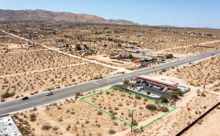 Pictures of Land, Retail property located at 61328 29 Palms Hwy, Joshua Tree, CA 92252 for sales - image #1