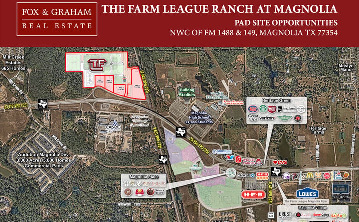 Pictures of Land, Mixed Use, Office, Retail, Special Purpose property located at Nwc of Fm 1488 & 149, Magnolia, TX 77354 for sales - image #1