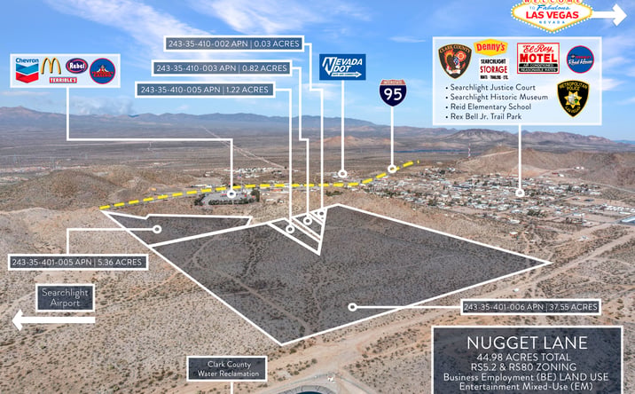 Pictures of Land property located at S Nugget Ln, Searchlight, NV 89046 for sales - image #1