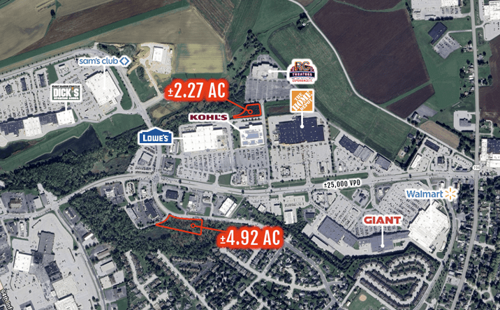 Pictures of Retail, Land property located at Eisenhower Dr & Wilson Ave, Hanover, PA 17331 for sales - image #1