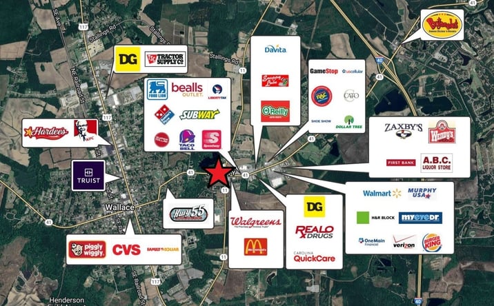 Pictures of Land property located at 4180 NC-11, Wallace, NC 28466 for sales - image #1