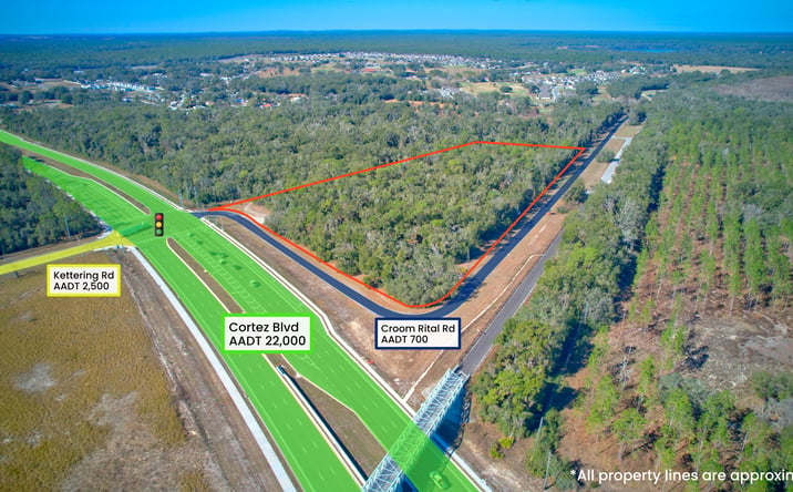 Pictures of Land property located at Croom Rital Rd, Brooksville, FL 34602 for sales - image #1