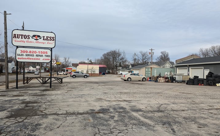 Pictures of Industrial, Land, Retail, Special Purpose property located at 1304-1308 S Main St, Bloomington, IL 61701 for sales - image #1