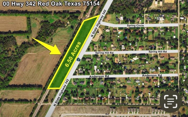 Pictures of Land property located at 00 N Highway 342, Red Oak, TX 75154 for sales - image #1