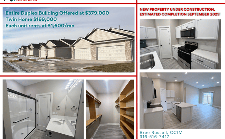 Pictures of Multifamily property located at 12803 Blake St, Wichita, KS 67230 for sales - image #1