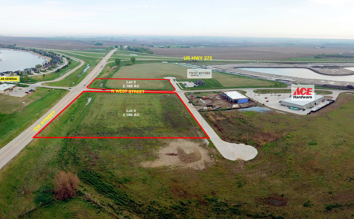 Pictures of Land, Retail property located at SEC N West Street & Ida Street, Valley, NE 68064 for sales - image #1