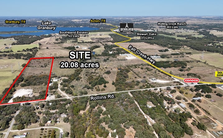 Pictures of Land property located at 6750 Rollins Rd, Granbury, TX 76049 for sales - image #1
