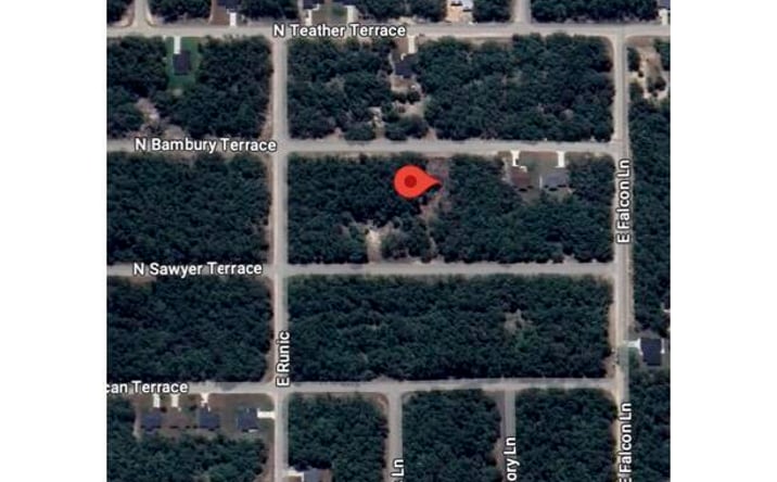 Pictures of Land property located at 8628 N BAMBURY Terrace, Citrus Springs, FL 34434 for sales - image #1