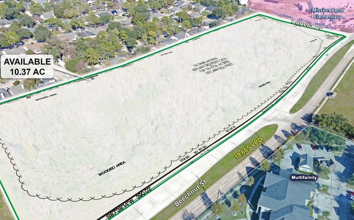 Pictures of Land property located at 16500 Beechnut St, Houston, TX 77083 for sales - image #1