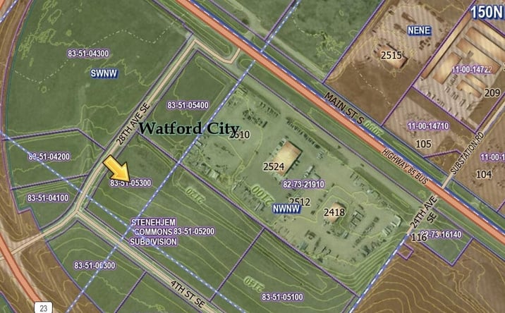 Pictures of Land property located at 28th Ave SE, Watford, ND 58854 for sales - image #1