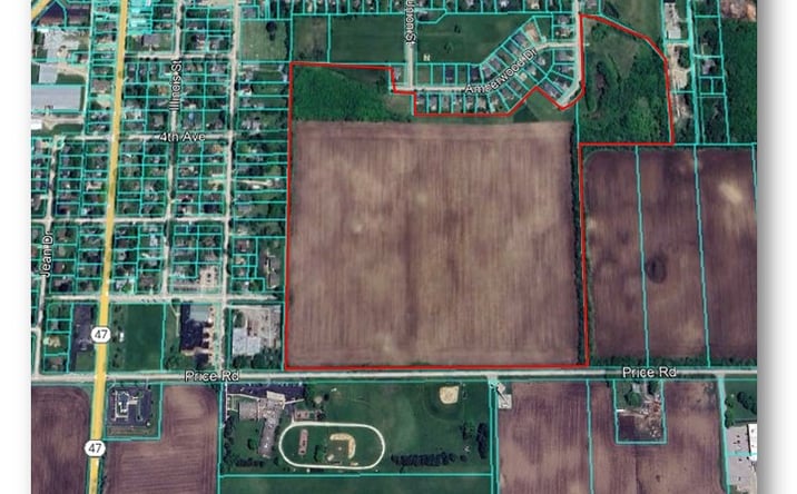 Pictures of Land property located at 11700 Price Rd, Hebron, IL 60034 for sales - image #1