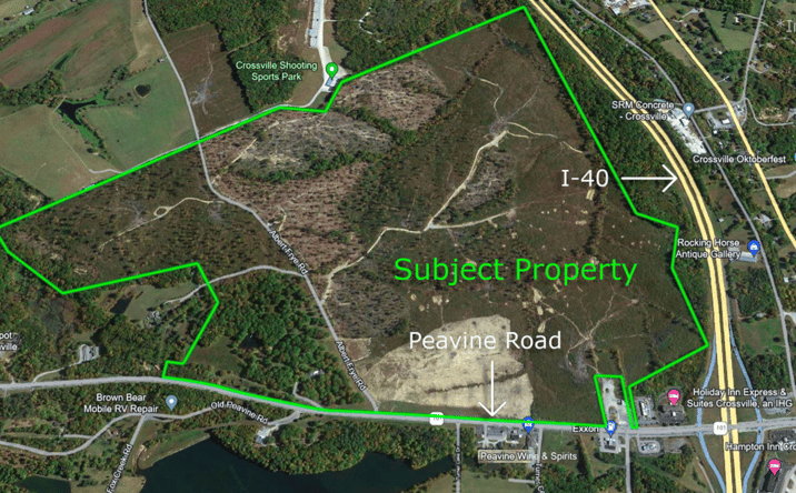 Pictures of Land property located at 1110 Peavine Rd, Crossville, TN 38571 for sales - image #1