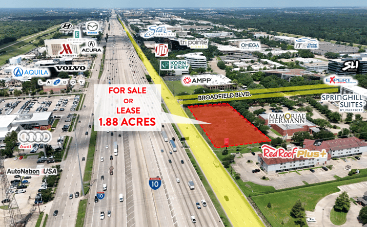 Pictures of Land property located at Katy Freeway and Broadfield Blvd, Houston, TX 77084 for sales - image #1