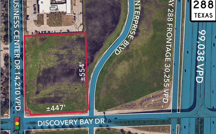 Pictures of Land property located at 0 Business Center & Discovery Bay, Pearland, TX 77584 for sales - image #1