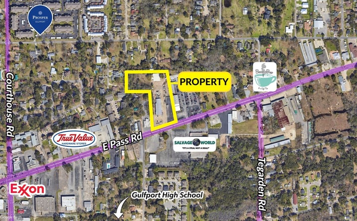 Pictures of Retail property located at 622 E Pass Rd, Gulfport, MS 39507 for sales - image #1