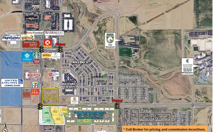 Pictures of Land property located at 6452 Tower Rd, Denver, CO 80249 for sales - image #1