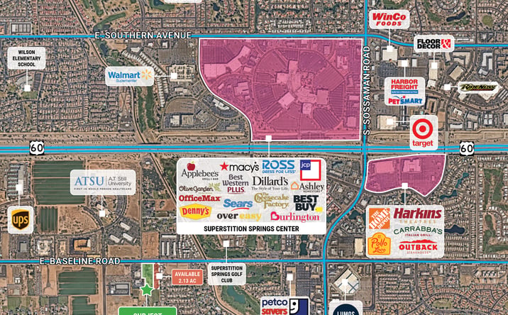 Pictures of Land property located at 6035 E Baseline Rd, Mesa, AZ 85206 for sales - image #1