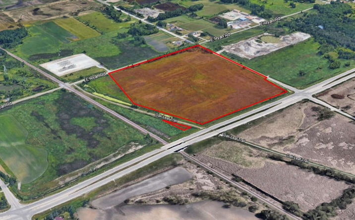 Pictures of Land property located at 41.29 Acres Available, Oak Creek, WI 53154 for sales - image #1