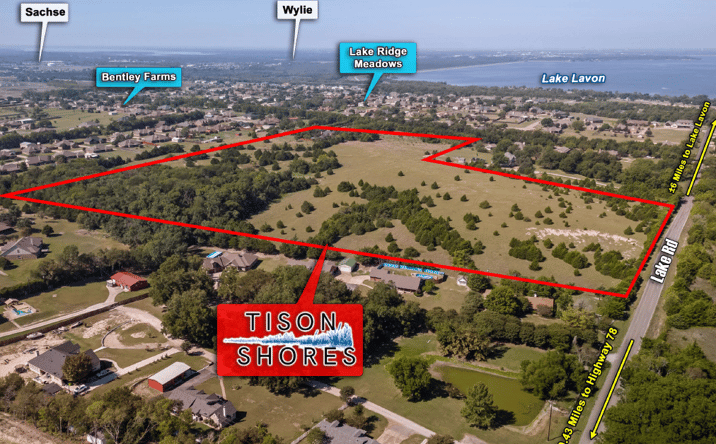 Pictures of Land property located at 486 Lake Rd, Lavon, TX 75166 for sales - image #1
