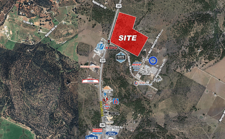 Pictures of Land property located at U.S. Hwy 281 & Resource Parkway, Marble Falls, TX 78654 for sales - image #1