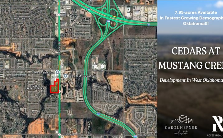 Pictures of Land property located at 1615 S Mustang Rd, Yukon, OK 73099 for sales - image #1