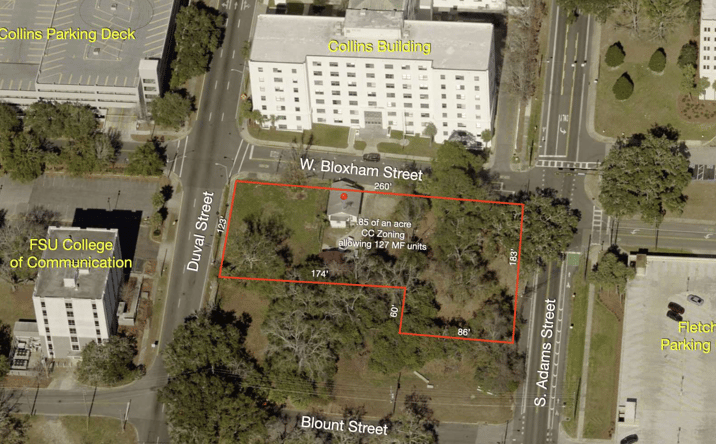 Pictures of Land property located at 111 W Bloxham St, Tallahassee, FL 32301 for sales - image #1