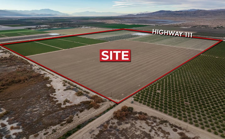 Pictures of Land property located at Hwy 111 & Cleveland St, Mecca, CA 92254 for sales - image #1