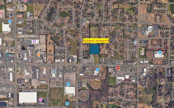 Pictures of Land, Self Storage property located at 0 Goodman Rd E, Southaven, MS 38671 for sales - image #1