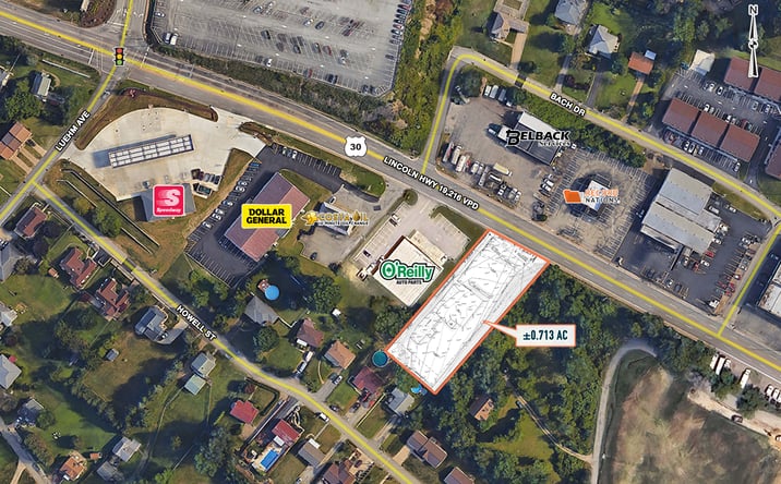 Pictures of Land property located at 1722 Lincoln Hwy, North Versailles, PA 15137 for sales - image #1