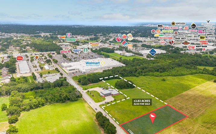 Pictures of Land property located at 217 Curran Lane, Lafayette, LA 70506 for sales - image #1