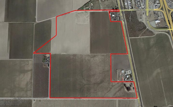 Pictures of Land property located at N/W Corner of Avenue 196 & I Drive, Tulare, CA 93274 for sales - image #1
