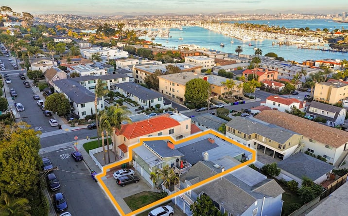 Pictures of Multifamily property located at 335-339 San Elijo st, San Diego, CA 92106 for sales - image #1