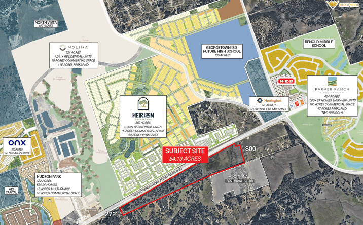 Pictures of Land property located at Ronald Reagan Blvd, Georgetown, TX 78633 for sales - image #1