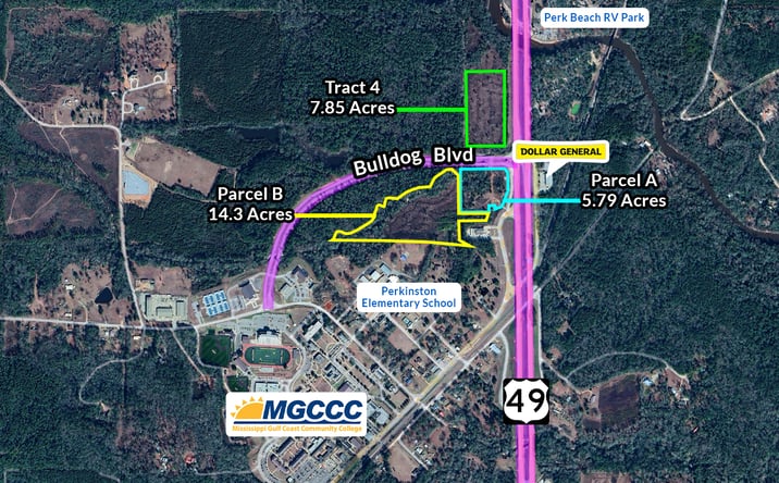 Pictures of Land property located at US 49, Perkinston, MS 39573 for sales - image #1